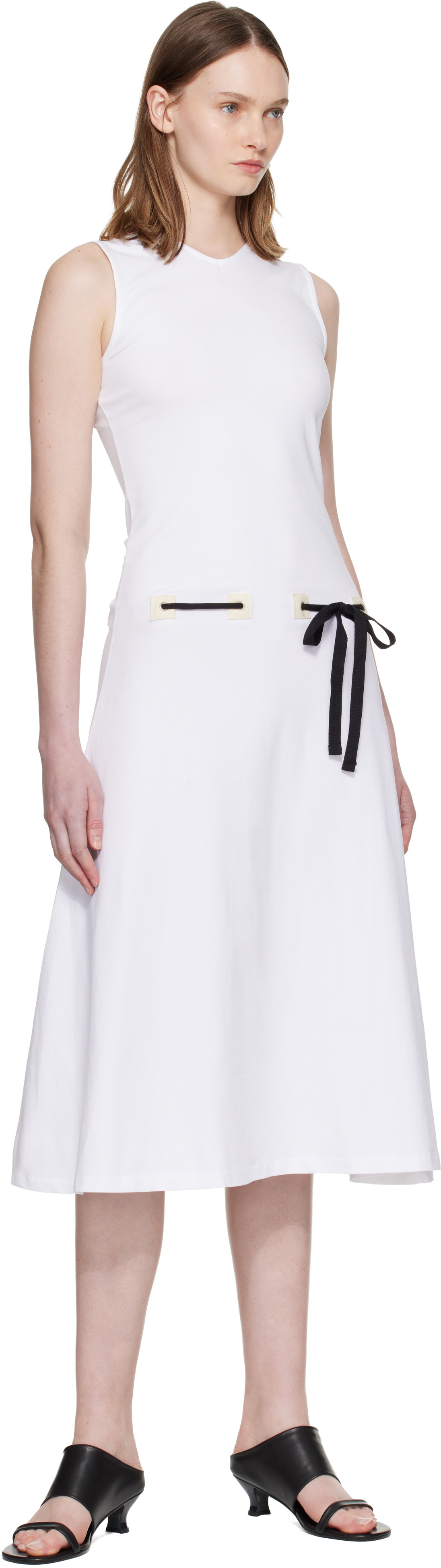 Paloma Wool White Suni Midi Dress