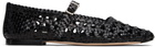 Miista Black Yeida Ballerina Flats