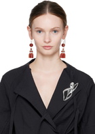 Tory Burch Silver Swimmer Brooch