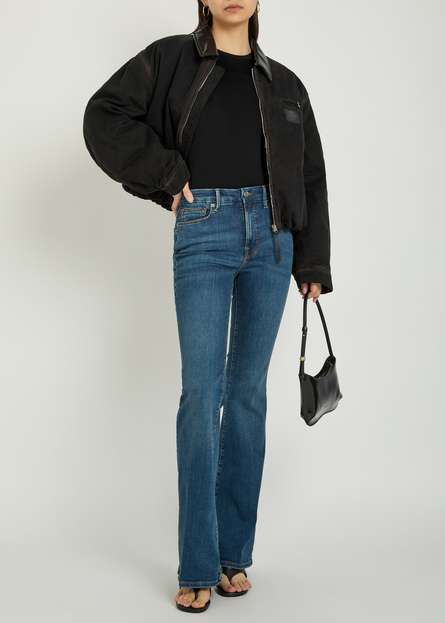 Good American Scuba Stretch-jersey Bodysuit Black