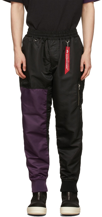 Photo: mastermind JAPAN Black & Purple C2H4 Edition Bomber Pants