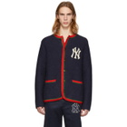 Gucci Navy NY Yankees Edition Cardigan
