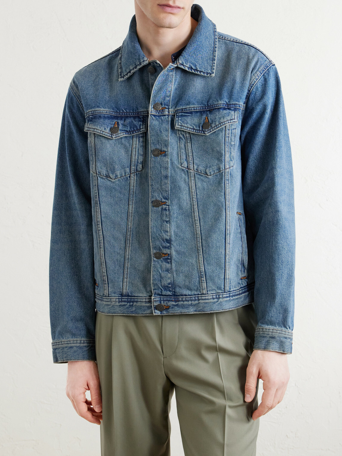 Corridor - Denim Trucker Jacket - Blue