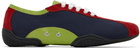 Nicole Saldaña Navy & Red Simone Sneakers