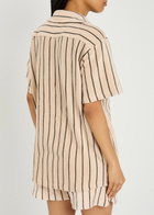 Bongusta Naram Striped Terry Shirt Cream