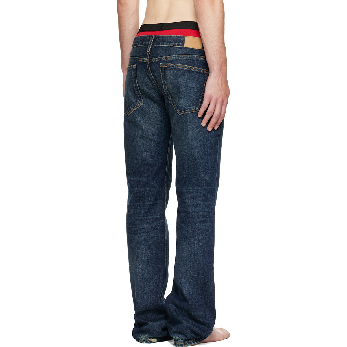Raimundo Langlois Indigo Slim Straight Jeans