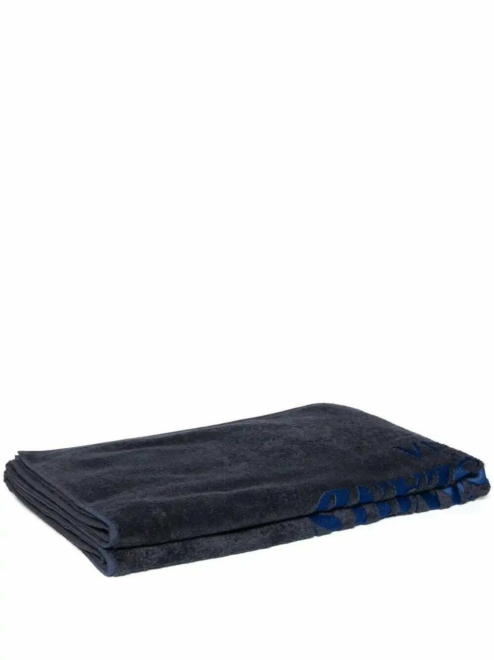 Stone Island Logo-Embroidered Beach Towel
