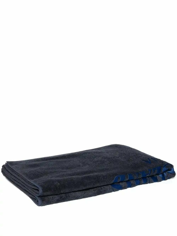 Photo: Stone Island Logo-Embroidered Beach Towel