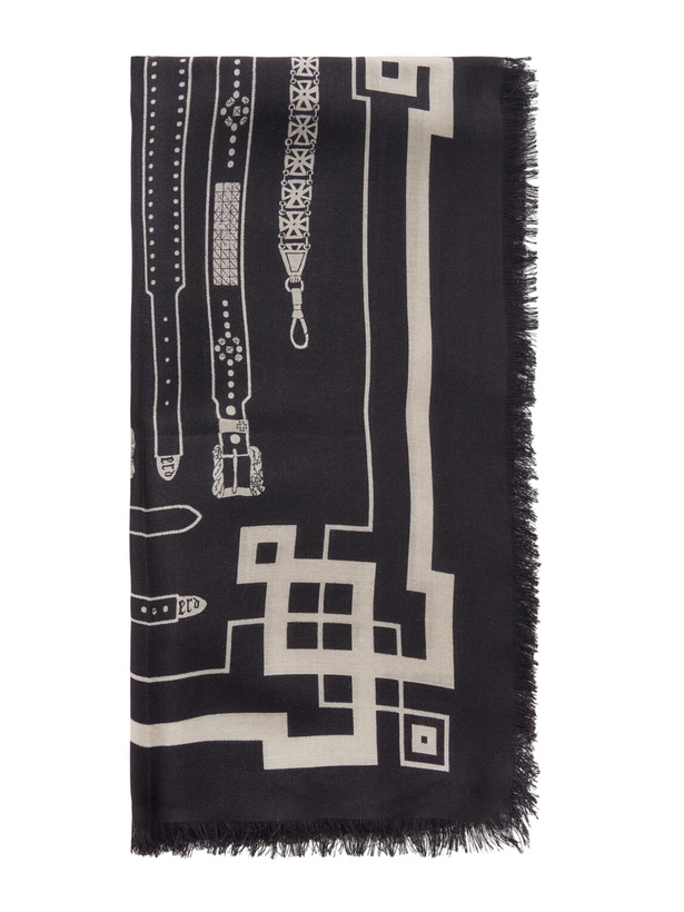 Photo: Enfants Riches Déprimés - Printed Wool and Silk-Blend Scarf