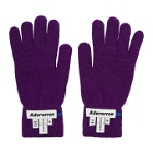 ADER error Purple Wrist Label Play Gloves