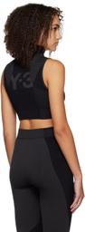 Y-3 Black Seamless Tank Top