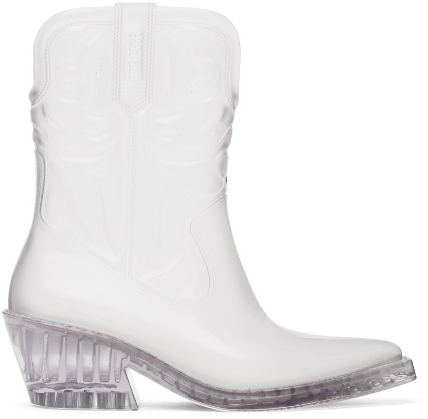Melissa White Nubia II Boots Melissa
