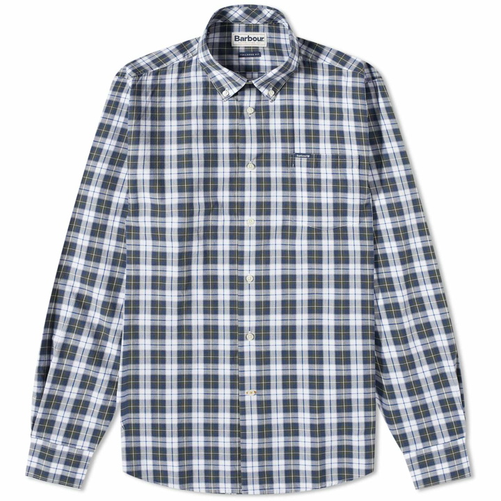 Photo: Barbour Men's Foxlow Tailored Shirt in Olive Highland Check