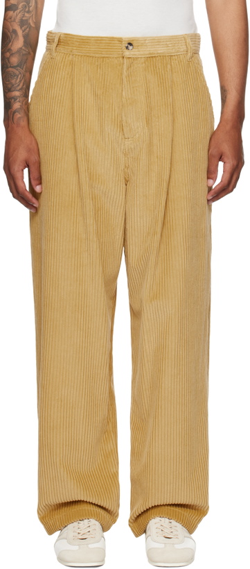 Photo: Moschino Tan Toggle Trousers