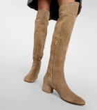 Gianvito Rossi Rolling suede over-the-knee boots