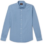 Tod's - Washed-Cotton Shirt - Blue