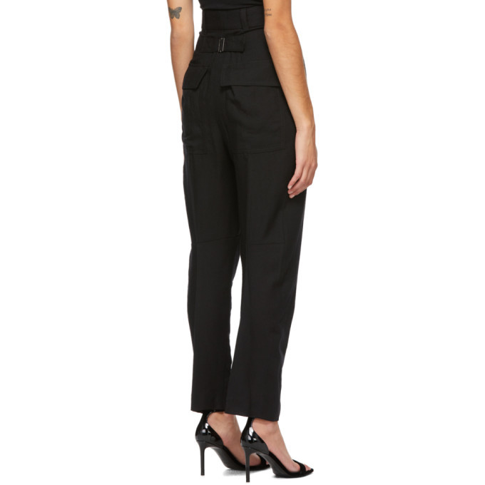 Haider Ackermann Black Wool Meditation Trousers