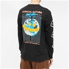 Space Available Men's Long Sleeve Radical Nature Now T-Shirt in Black