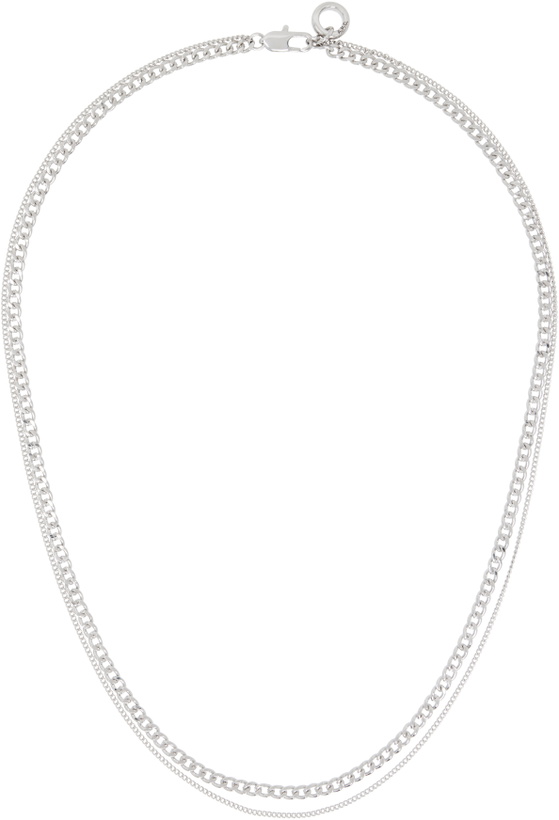 Photo: A.P.C. Silver Minimal Necklace