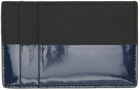 Alexander McQueen Black & Navy Bicolor Card Holder