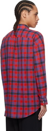 The Row Red & Blue Lancaster Shirt