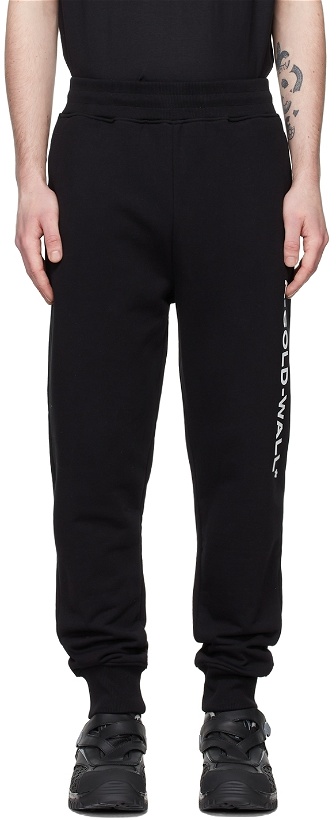Photo: A-COLD-WALL* Black Essential Logo Lounge Pants