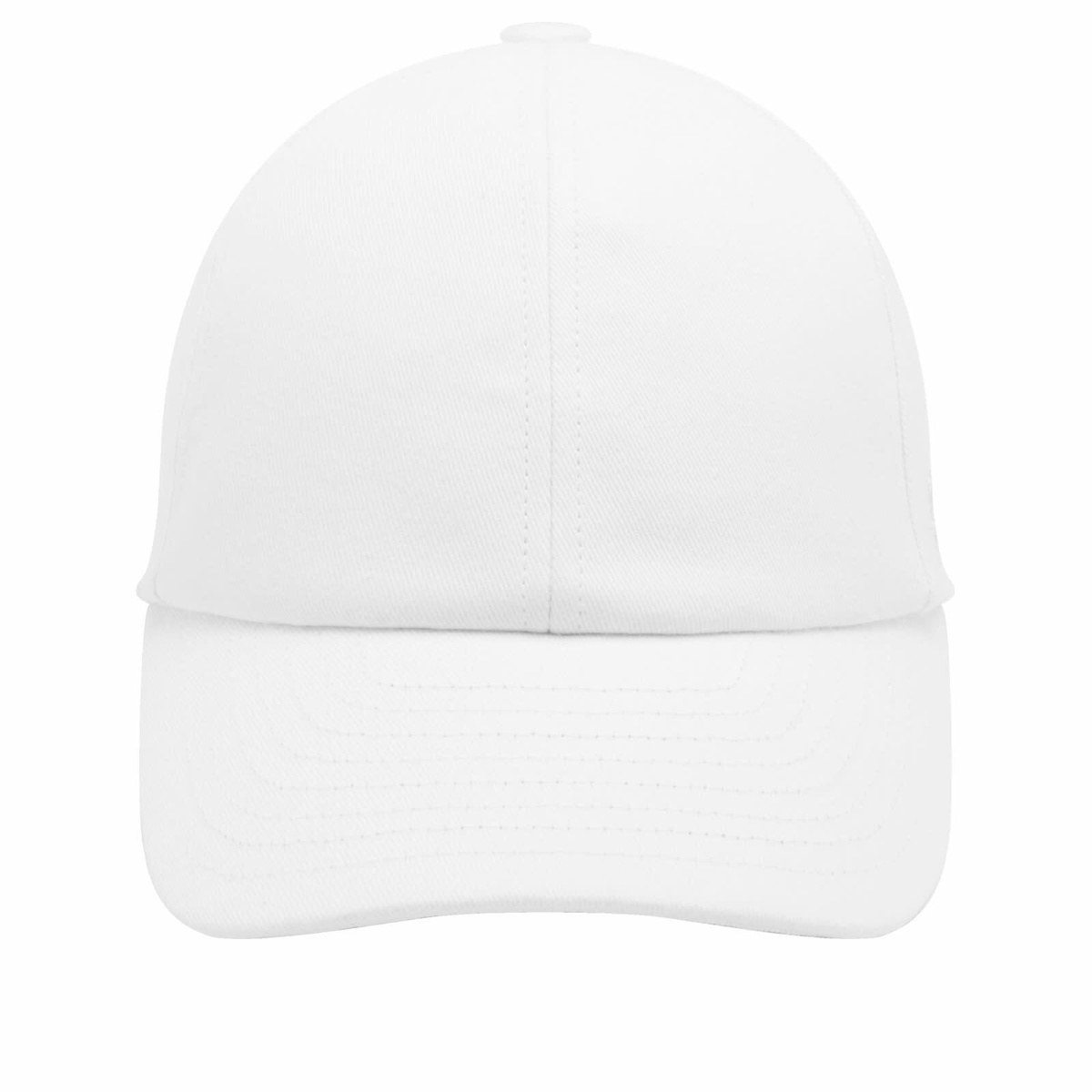 Courrèges Women's Signature Cotton Cap in Heritage White