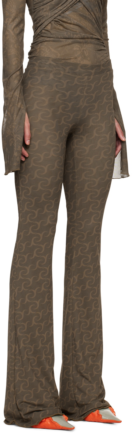 Jade Cropper Khaki Reversible Trousers
