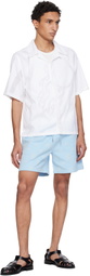 Casablanca White 'The Art Of The Serve' Fil Coupé Shirt