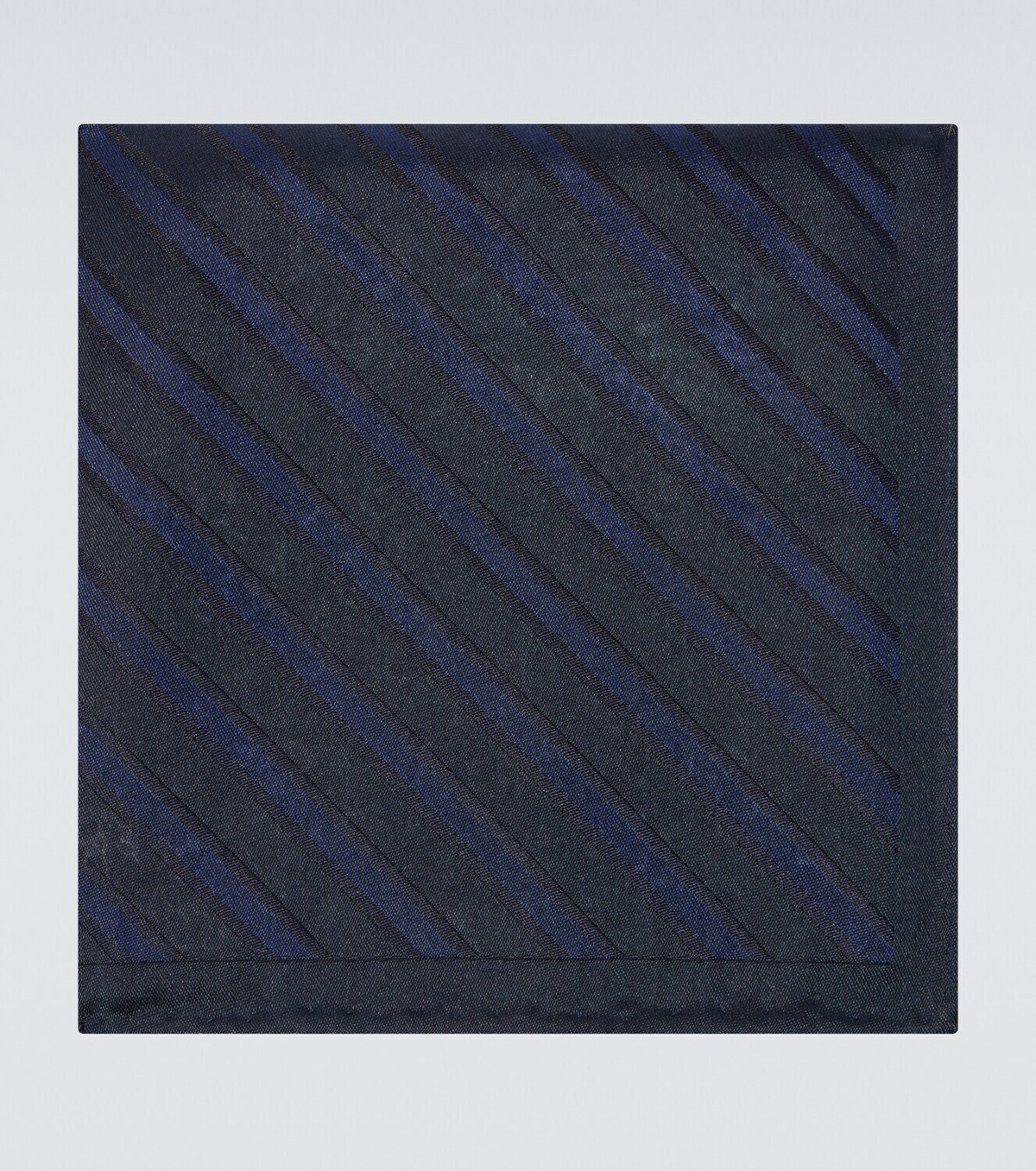 Brunello Cucinelli Striped silk pocket square
