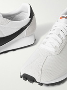 Nike - LD-1000 Leather and Brushed Suede-Trimmed Mesh Sneakers - Gray