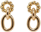 Laura Lombardi Gold Baby Lou Earrings