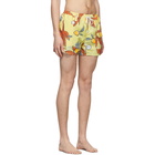 Jacquemus Yellow and Multicolor Le Maillot Gadjo Swim Shorts