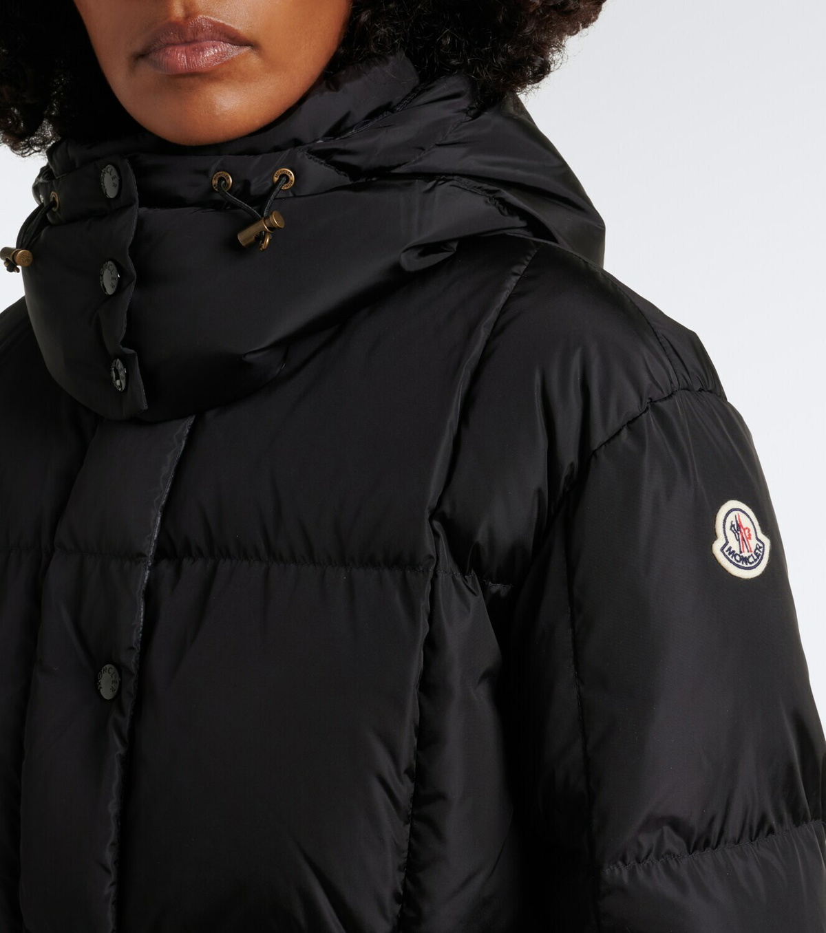Moncler Agneux hooded padded-down jacket