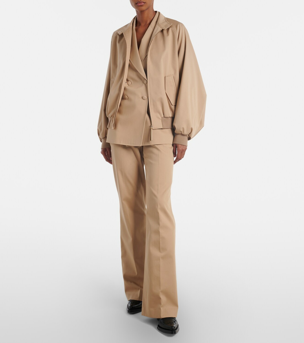 Gabriela Hearst Vesta cotton flared pants