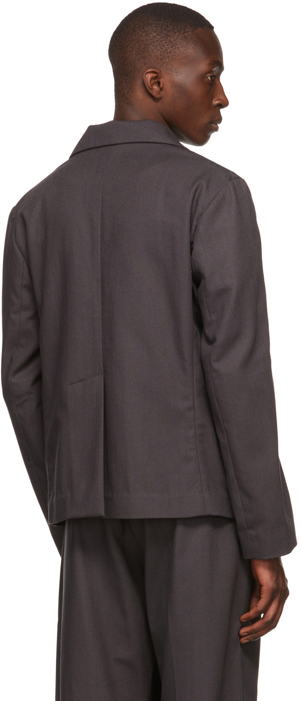 Labrum Gray Cotton Blazer
