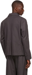 Labrum Gray Cotton Blazer