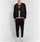 Alexander McQueen - Printed Loopback Cotton-Jersey Hoodie - Men - Pink