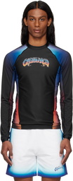 Casablanca Black Gradient Rash Vest T-shirt