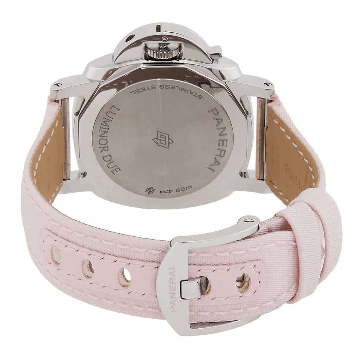 Panerai Luminor Due Re-Nylon Automatic White Dial Ladies Watch PAM01425