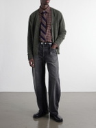 NN07 - Gavin 60073 Bouclé Wool-Blend Cardigan - Green