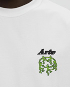 Arte Antwerp Tommy Back Pixel Dancer T Shirt Green/White - Mens - Shortsleeves