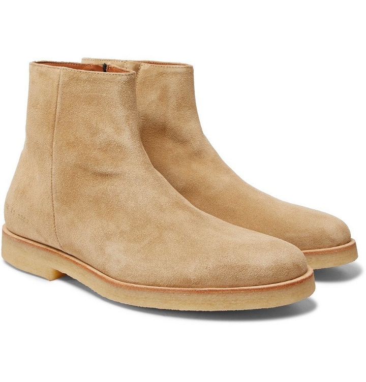Photo: Common Projects - Suede Boots - Men - Sand