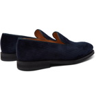 George Cleverley - Positano Cotton-Corduroy Loafers - Blue