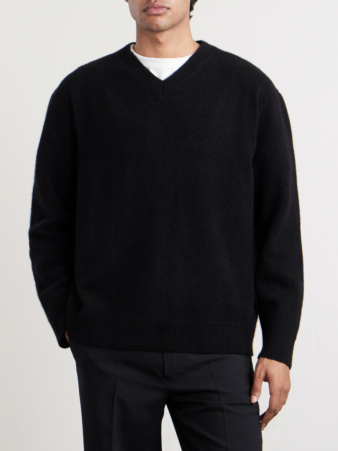 The Elder Statesman - Statesman Cashmere Sweater - Black The Elder