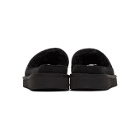 Y/Project Black Uggs Edition Shearling Slides