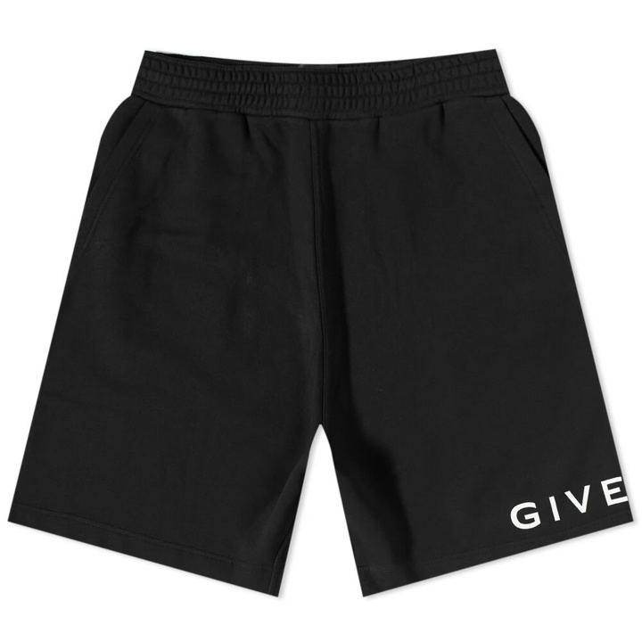 Photo: Givenchy Men's Logo Sweat Short in Black