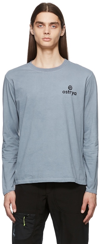 Photo: Ostrya Grey Core Logo Long Sleeve T-Shirt