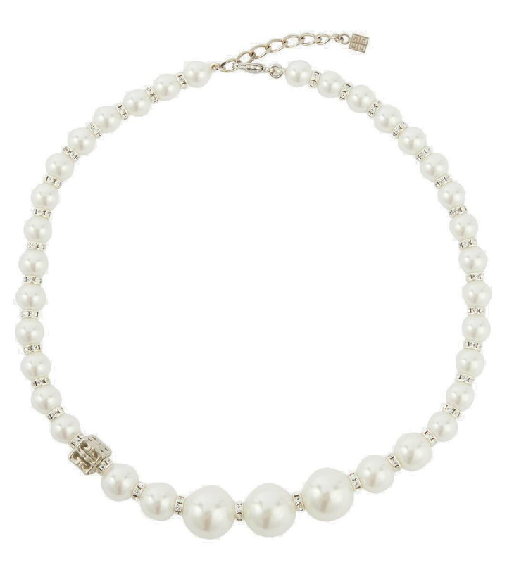 Photo: Givenchy Swarovski®-embellished faux pearl necklace