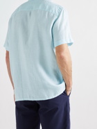 LORO PIANA - Linen Shirt - Blue - M